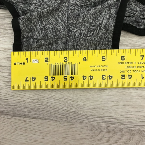 Ready to Go Heather Gray with Black Side Stripes & Trim Elastic Waist Shorts 3X - Picture 7 of 7